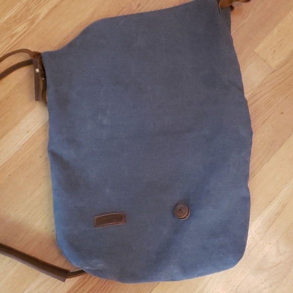 Tom Clover leather and canvas bag tote - Picture 5 of 7